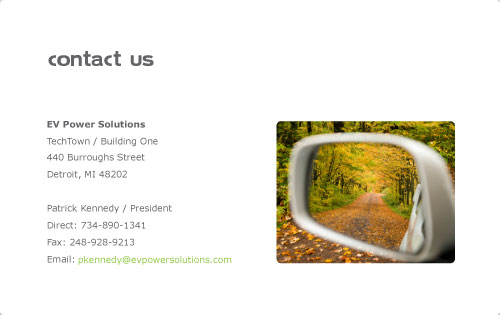 CONTACT pkennedy@evpowersolutions.com